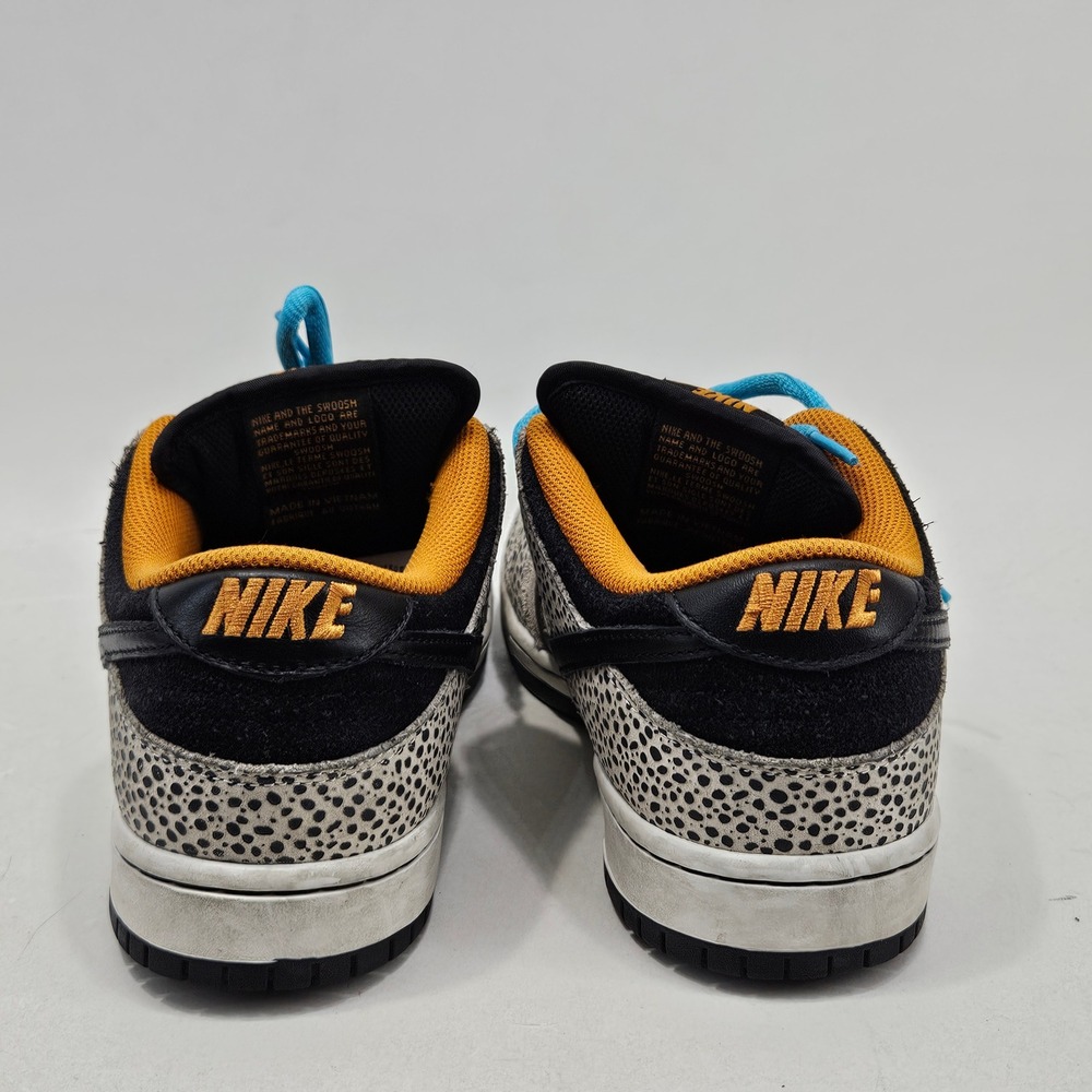 Nike SB Dunk Low Pro Mens 9.5 Phantom Black Monarch Safari FZ1233-002 Sneakers - Picture 5 of 15
